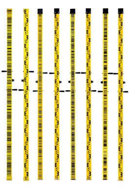 3m Surveying Leveling Staff Manganese Rod for Sokkia SDL Level and Optical Levels